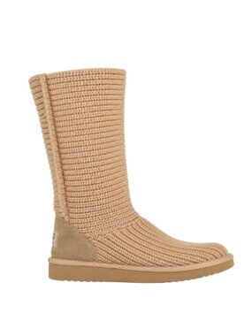 UGG Classic Cardy Brown Tan Knit Boot S/N 5817 Size 7